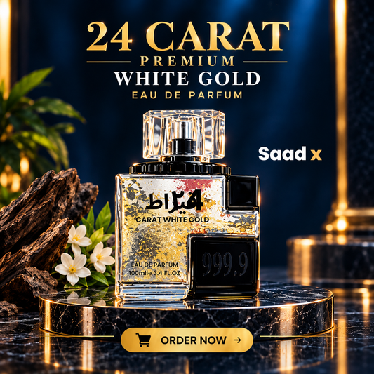 24 CARAT white Gold